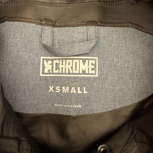 Chrome Industries Storm Signal Zip Up Hooded Jacket Blue XS - Picture 7 of 12